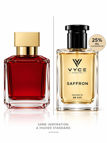 الزعفران | مستوحى من باكارات روج 540 | عطر خالص