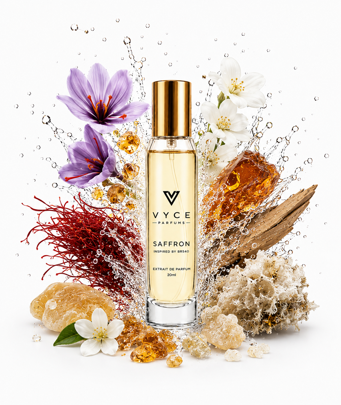 الزعفران | مستوحى من باكارات روج 540 | عطر خالص